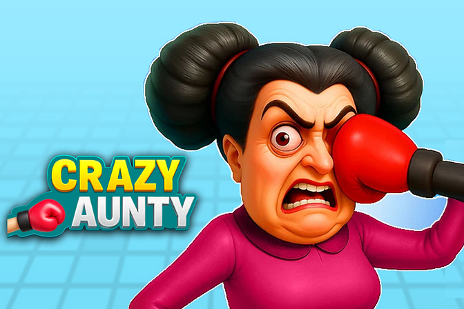 Crazy Aunty: Slap and Punch
