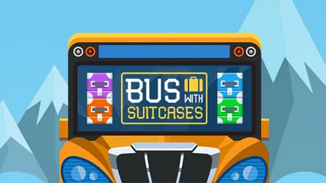 Bus With Suitcases