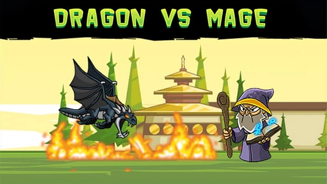 Dragon vs Mage