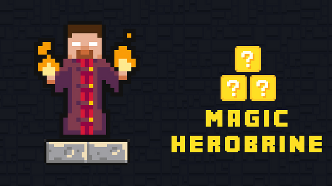 Magic Herobrine: Smart Brain and Puzzle Quest