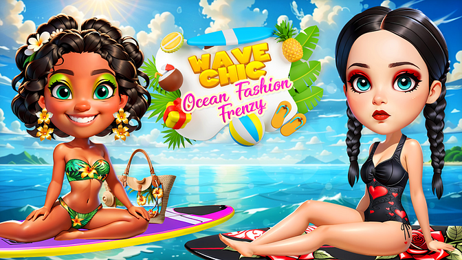 Wave Ocean Chic Fashion Frenzy