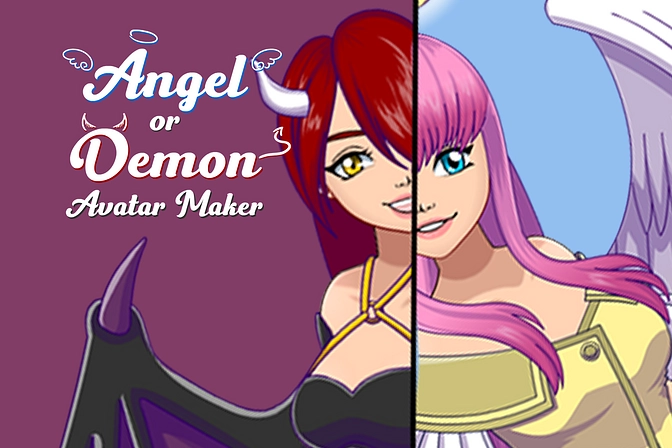 Angel or Demon Avatar Dress Up Game