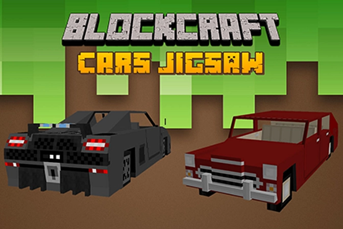 Blockcraft Cars Jigsaw