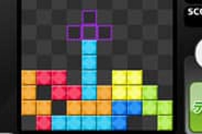 Tetris Rennen.