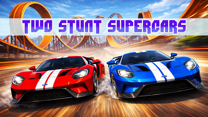 Two Stunt Supercars